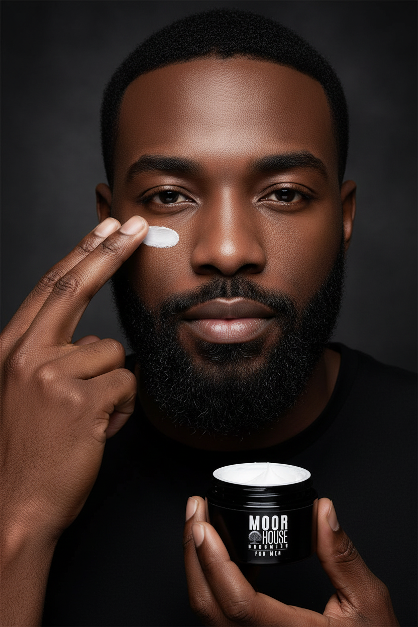 Moor House Grooming For Men Rich/Thick Silk Mimosa Tree Bark Eye Cream