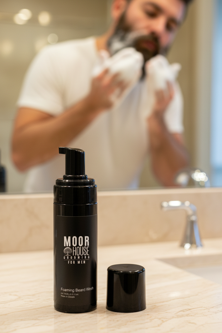 Moor House Grooming For Men Foaming Beard Wash