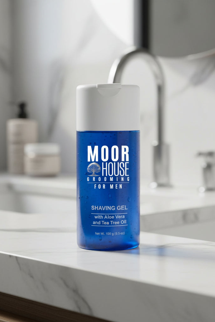 Moor House Grooming For Men Aloe-Infused Premium Shaving Gel
